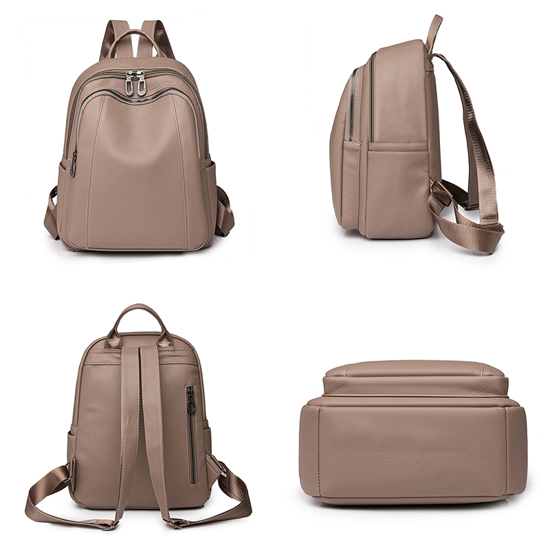 High Quality Leather Backpack  - Women Fashion Online ulasan dan harga