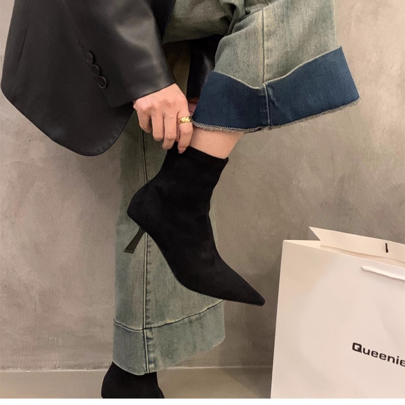 Women's Suede Stretch Ankle Bo - Women'S Fashion Socks ulasan dan harga