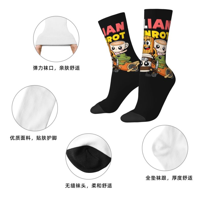 Custom Italian Brainrot Dress  - Women'S Fashion Socks ulasan dan harga