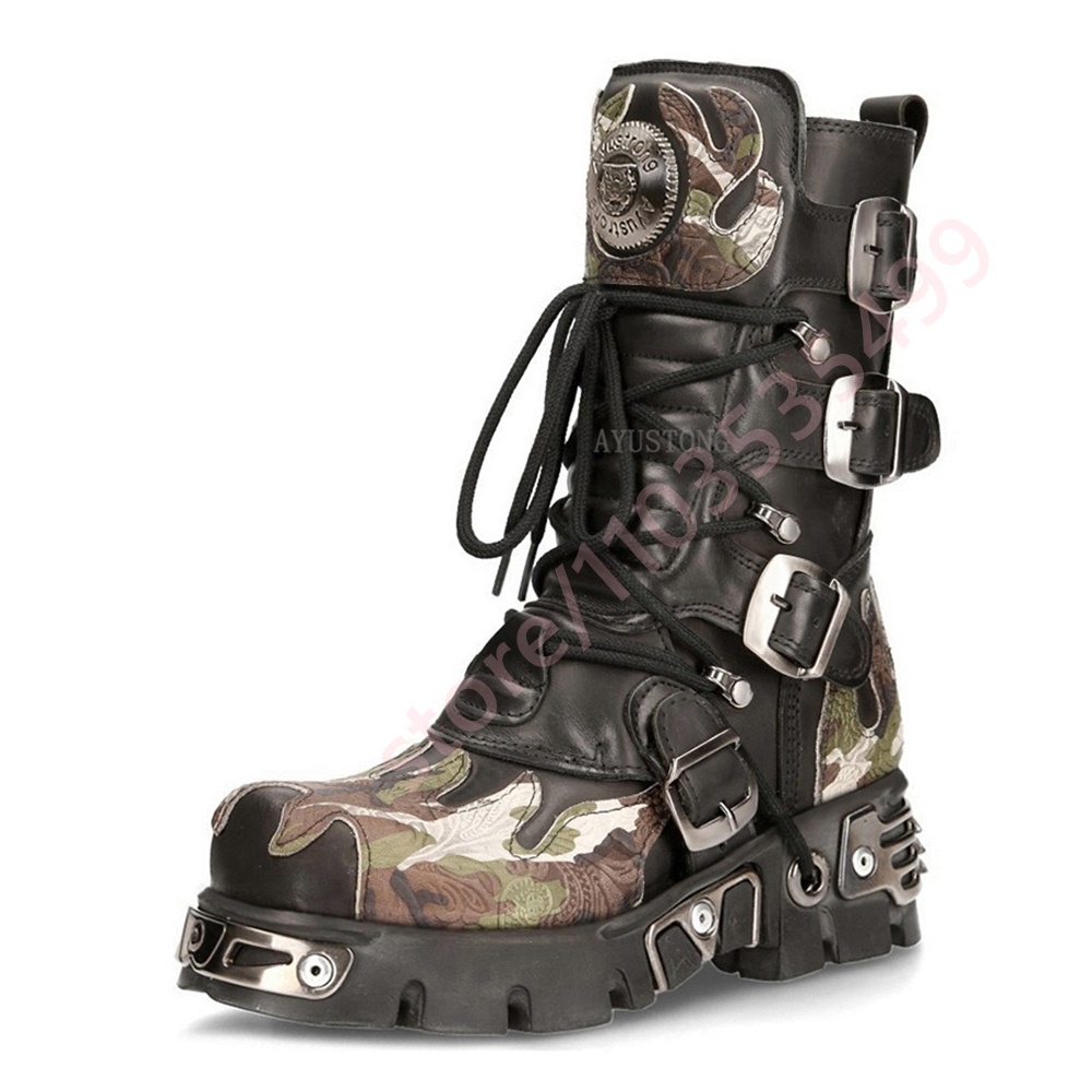 Punk Rock Camouflage Belt Buck - Women'S Fashion Trends 2025 ulasan dan harga