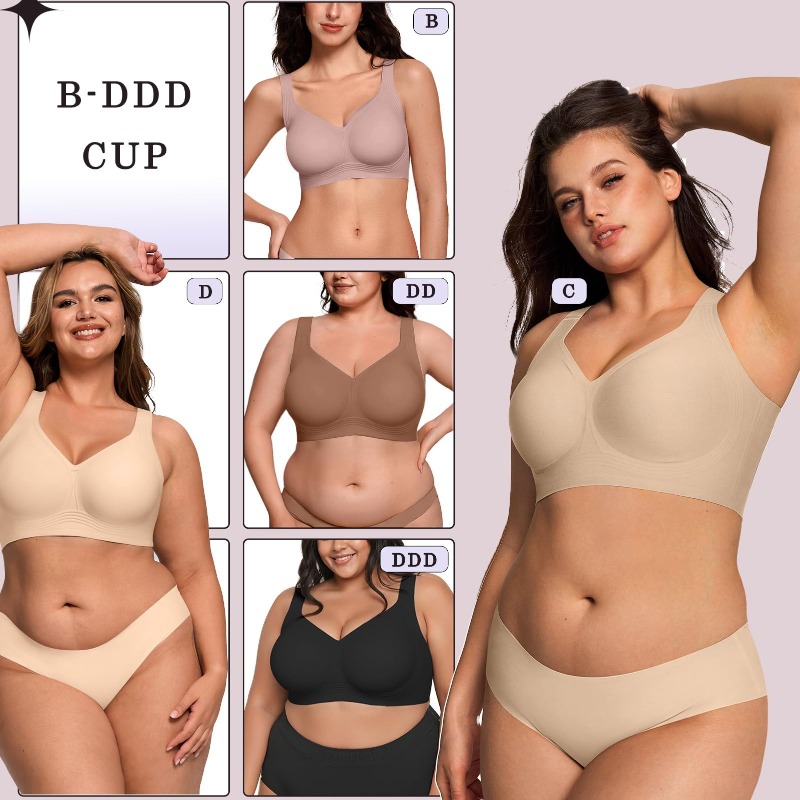 Plus Size Wireless Jelly Bra W - Bra Top Seamless ulasan dan harga