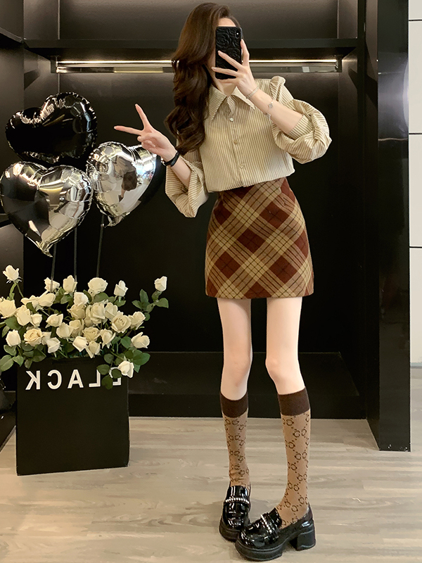 Fashionable Checks And Stripes - Women Fashion Online ulasan dan harga
