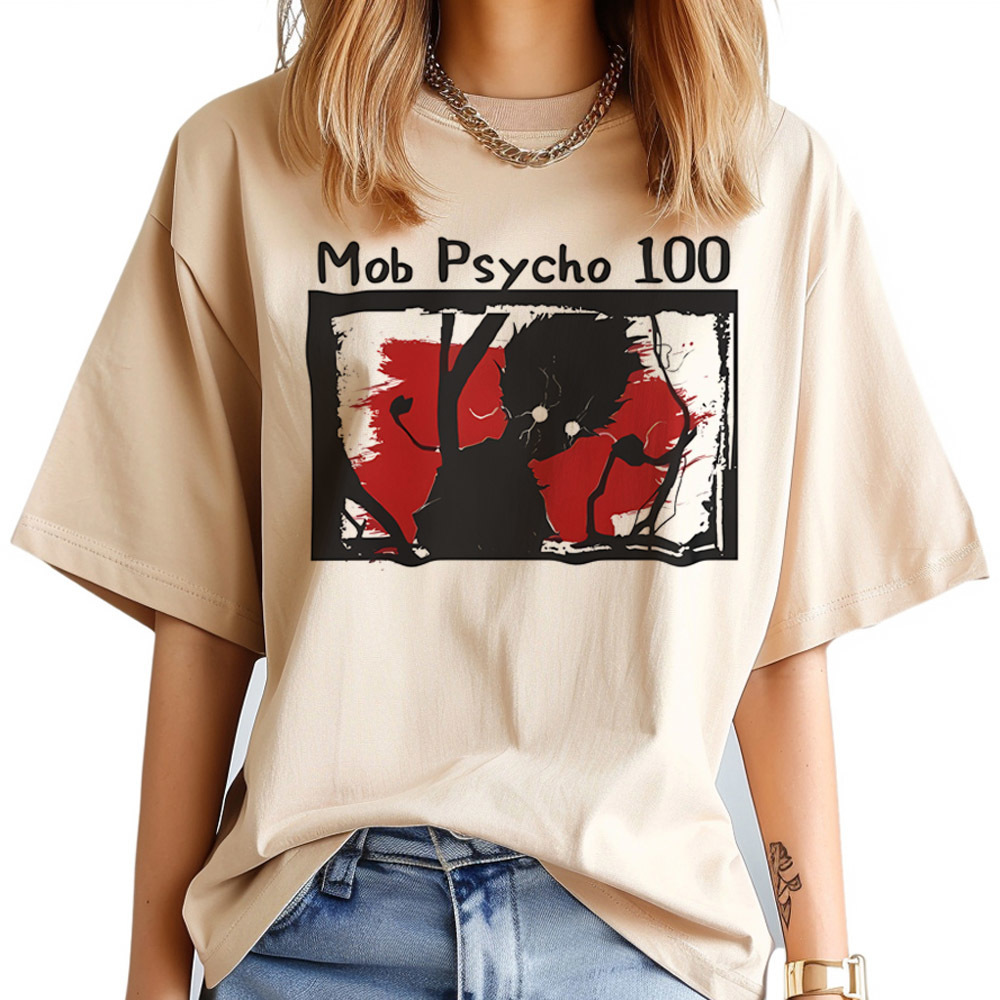 Mob Psycho 100 tshirt women Ps - Women Fashion 80S ulasan dan harga
