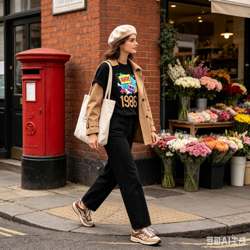 Women Men Retro 80s Graphic Te - Women Fashion 80S ulasan dan harga