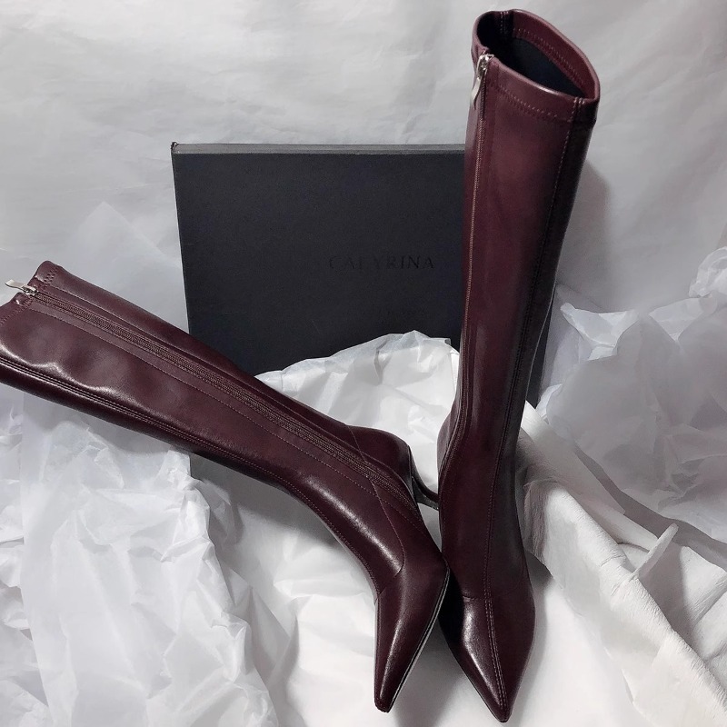 Autumn New Stiletto Fashion Bo - Women'S Fashion Knee High Boots ulasan dan harga