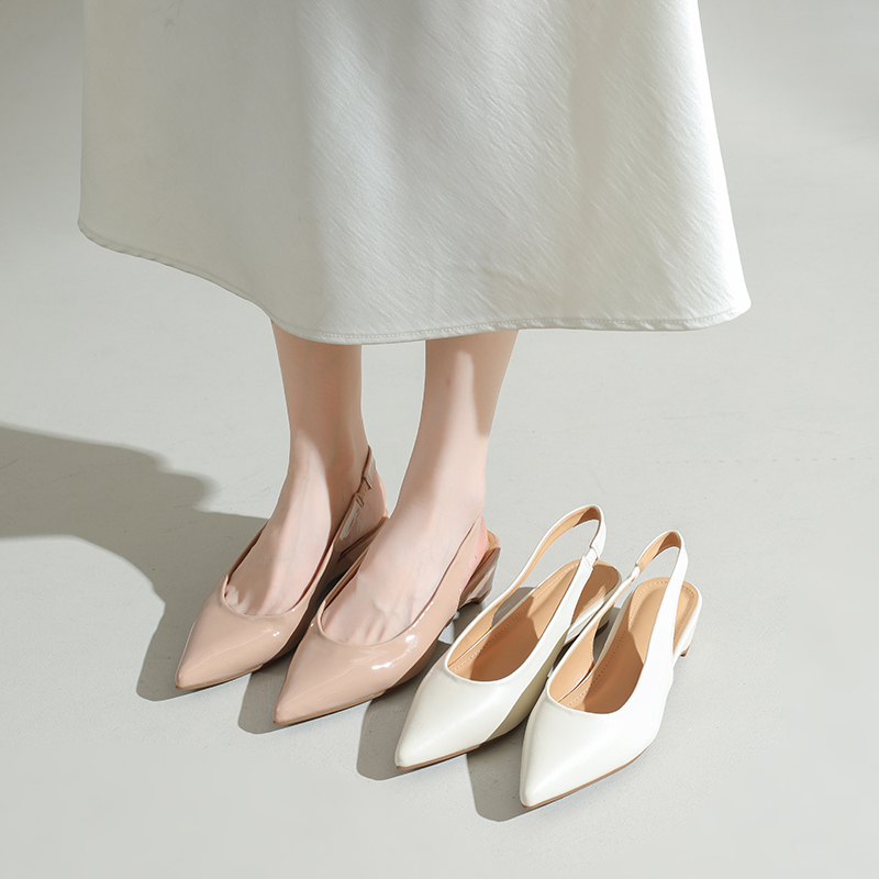 Fashion pointed-toe back sanda - Women'S Fashion Business Casual ulasan dan harga