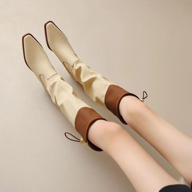 Apricot Square Toe Women's Lon - Women'S Fashion Trends 2025 ulasan dan harga