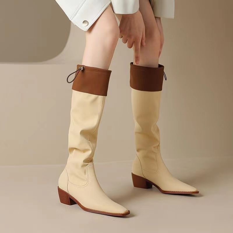 Apricot Square Toe Women's Lon - Women'S Fashion Trends 2025 ulasan dan harga