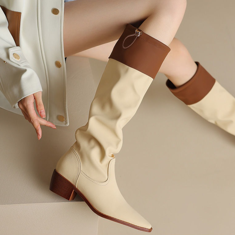 Apricot Square Toe Women's Lon - Women'S Fashion Trends 2025 ulasan dan harga