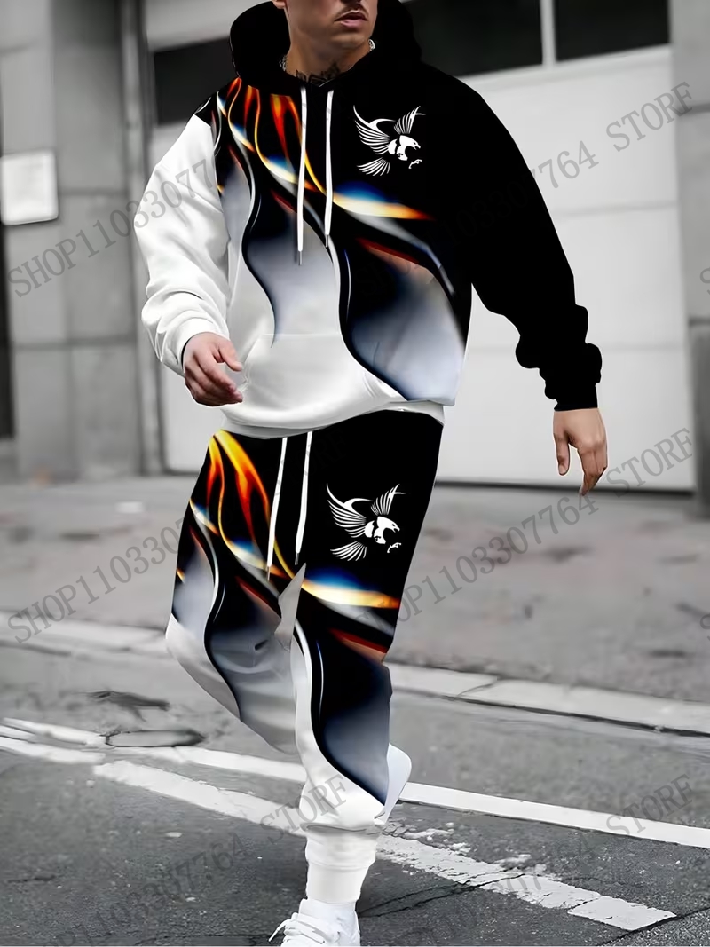 Autumn Winter Hoodie Pant Set  - Women And Men Fashion ulasan dan harga