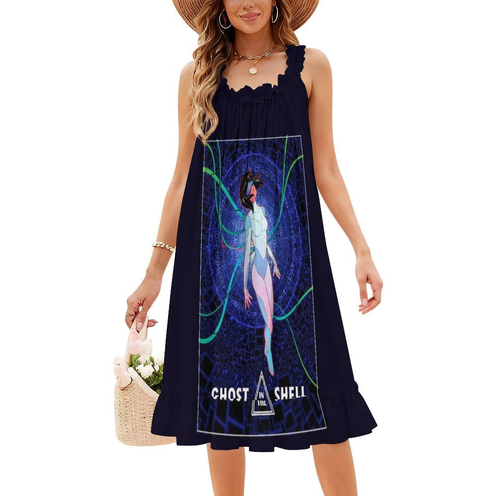 Ghost In The Shell Boho Chic D - Women Fashion Gown ulasan dan harga