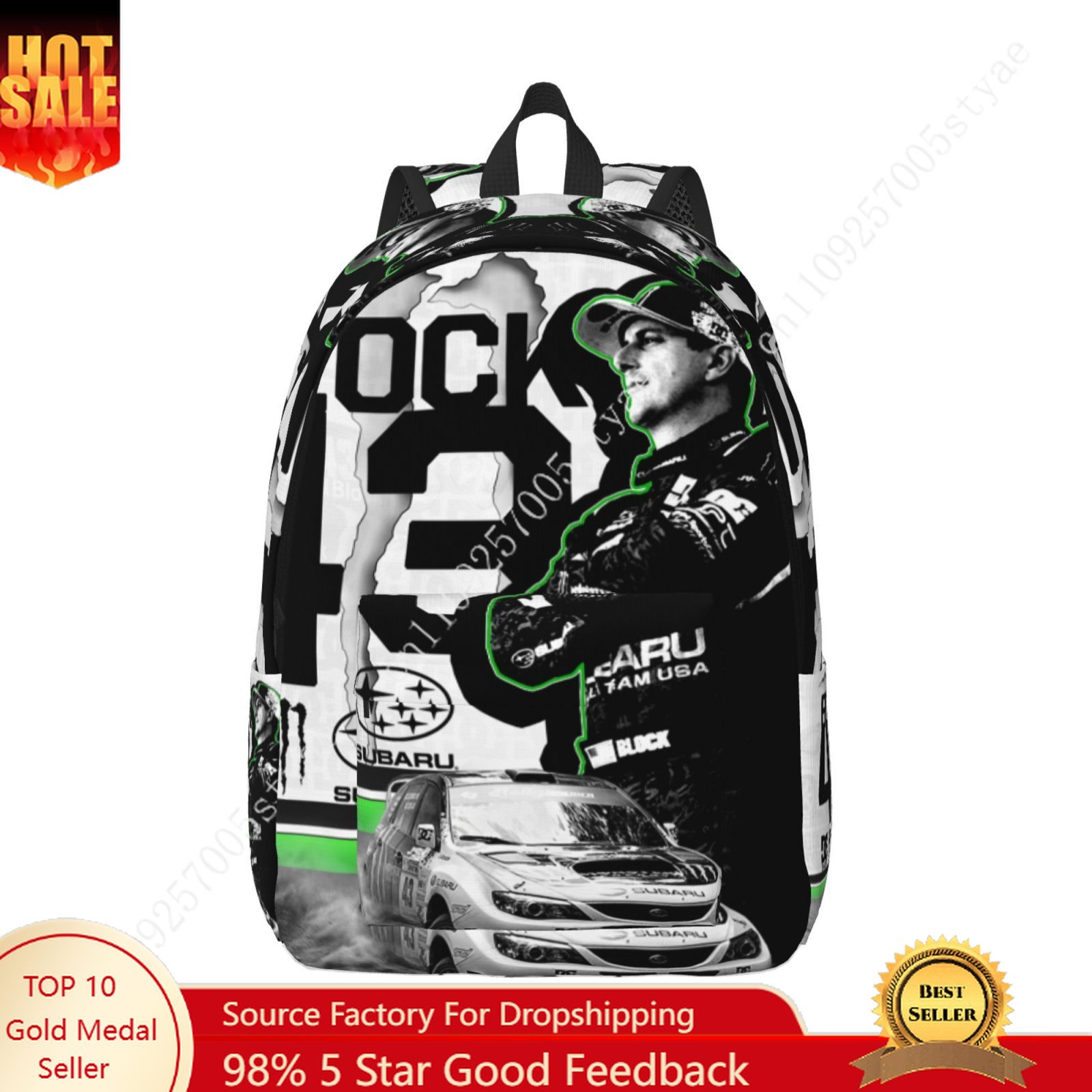 Ken Block 43 Custom Canvas Lig - Women'S Fashion Backpack ulasan dan harga