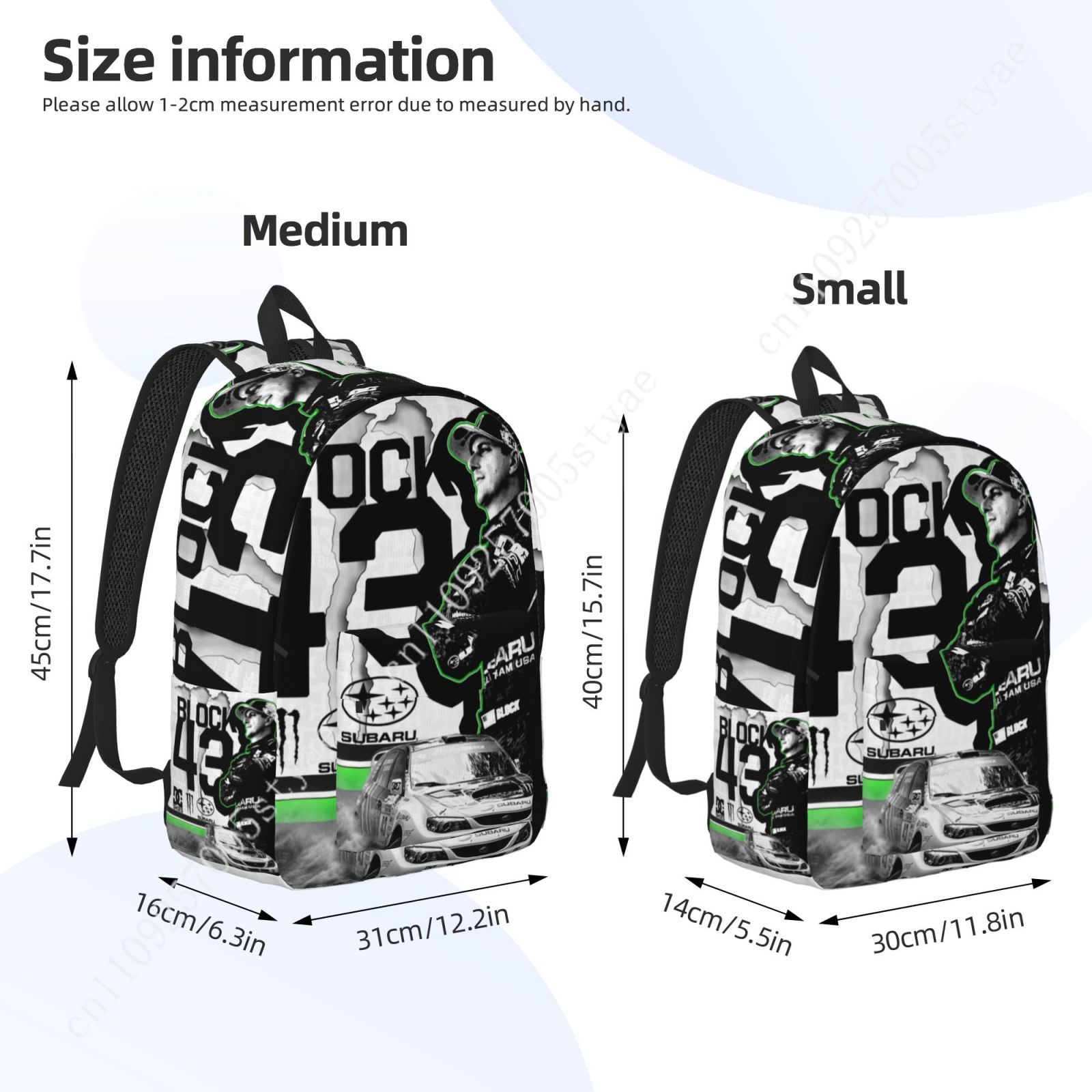 Ken Block 43 Custom Canvas Lig - Women'S Fashion Backpack ulasan dan harga