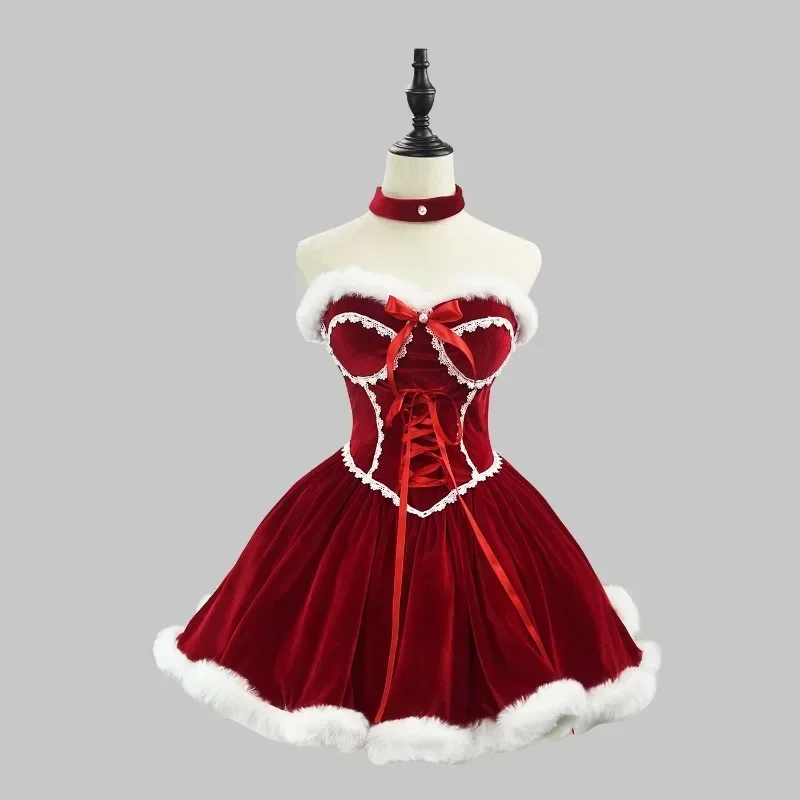 New Year Red Dress Cloak Cospl - Women Fashion Reddit ulasan dan harga