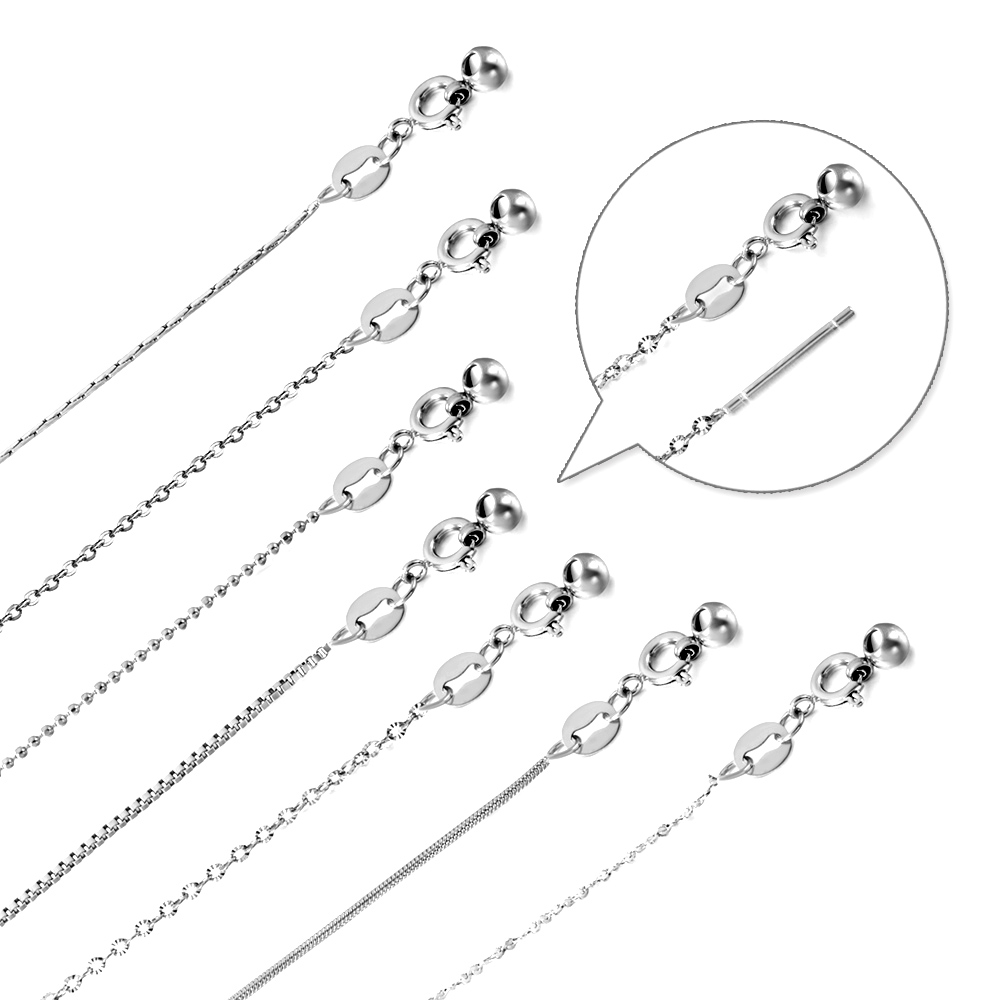 LUXUKISSKIDS 1mm O Chain Neckl - Women'S Fashion Show 2022 ulasan dan harga