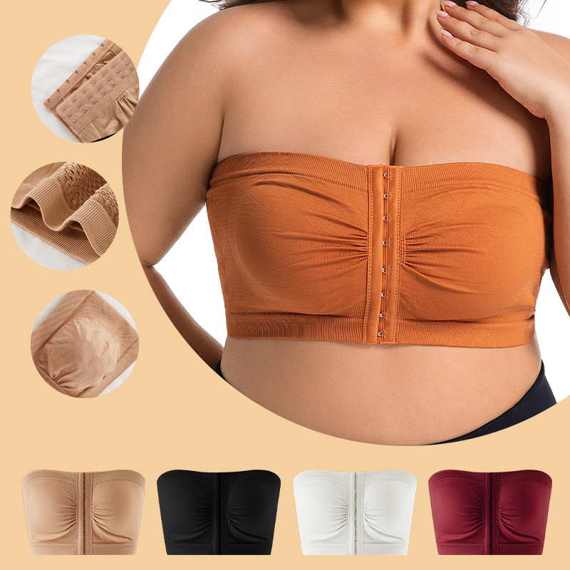 Women's Plus Size Strapless Fr - Bra Top Seamless ulasan dan harga