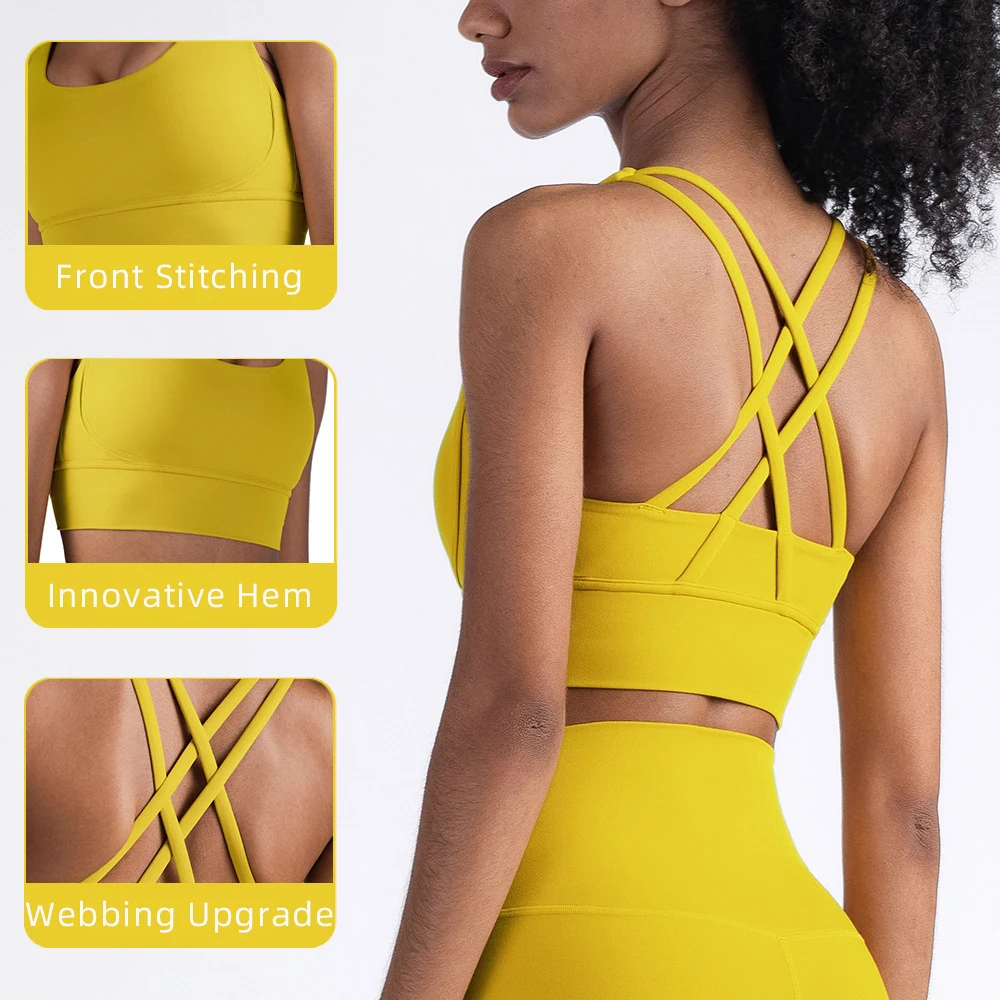 Summer Fashion Cross Back Wome - Bra Top Seamless ulasan dan harga