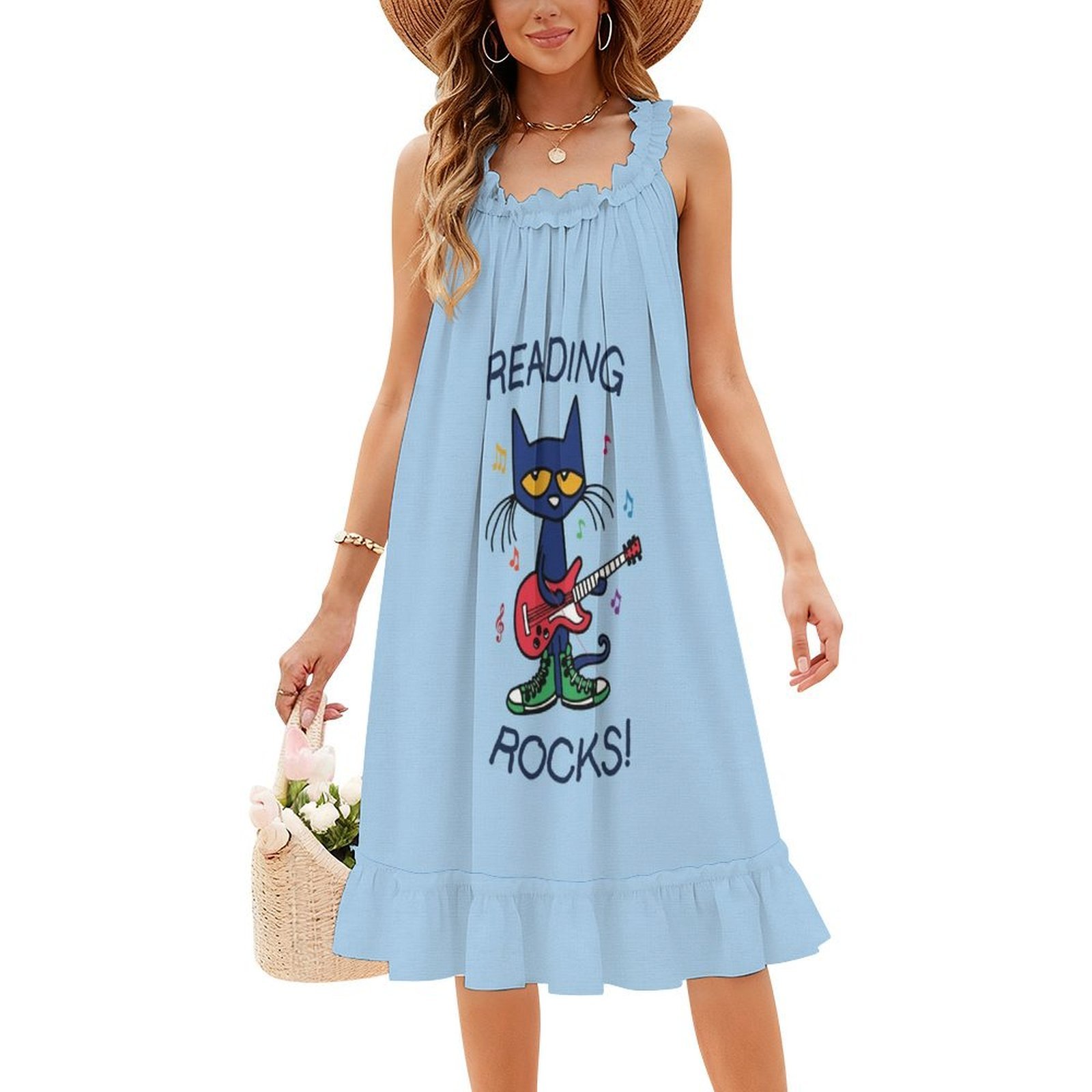 Reading Rocks ! Boho Chic Dres - Women Fashion Gown ulasan dan harga