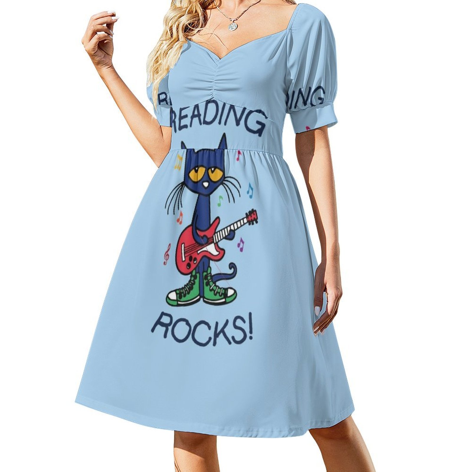 Reading Rocks ! Boho Chic Dres - Women Fashion Gown ulasan dan harga