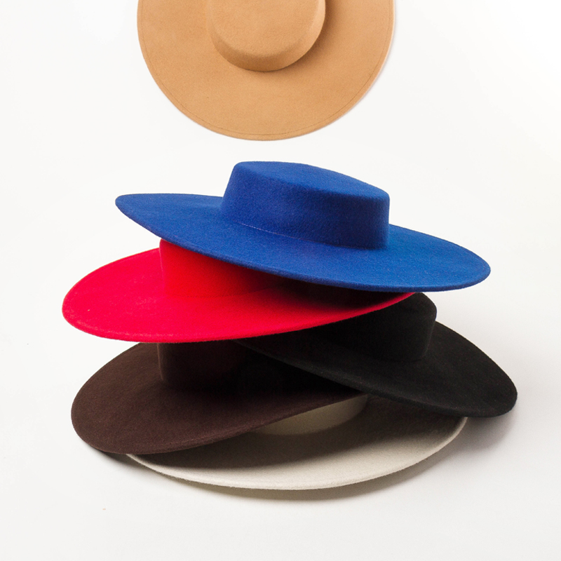 2022 Women Wide Big Brim Wool  - Women'S Fashion Show 2022 ulasan dan harga