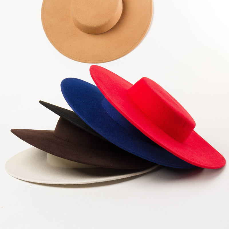 2022 Women Wide Big Brim Wool  - Women'S Fashion Show 2022 ulasan dan harga