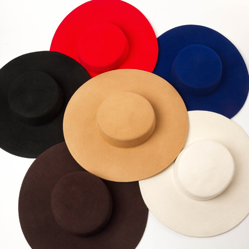 2022 Women Wide Big Brim Wool  - Women'S Fashion Show 2022 ulasan dan harga