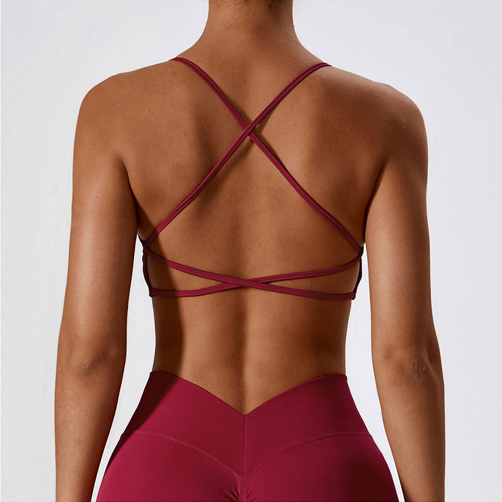 Women Cross Strap Sports Bra W - Bra Top Seamless ulasan dan harga