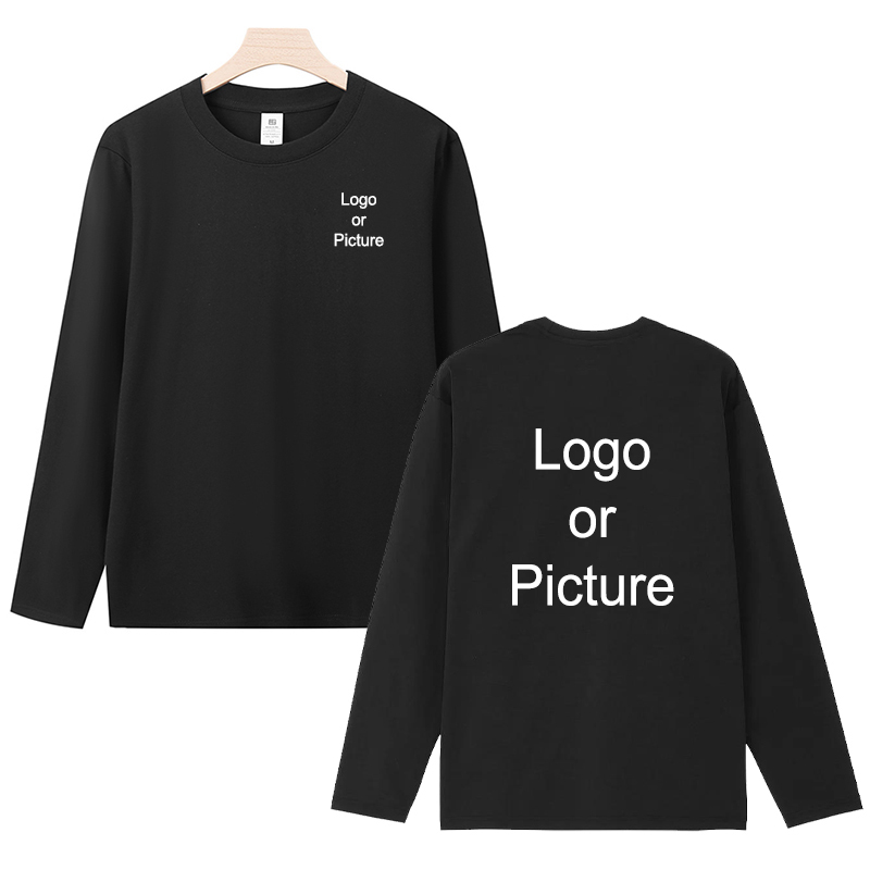 Customized Cotton Long Sleeve  - Women And Men Fashion ulasan dan harga
