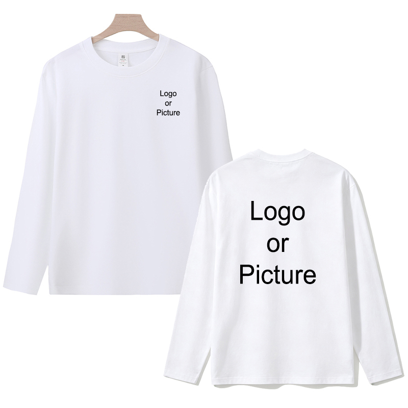 Customized Cotton Long Sleeve  - Women And Men Fashion ulasan dan harga