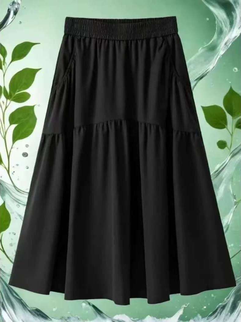 Comfortable A-Line Midi Skirt  - A-Line Skirt Midi ulasan dan harga