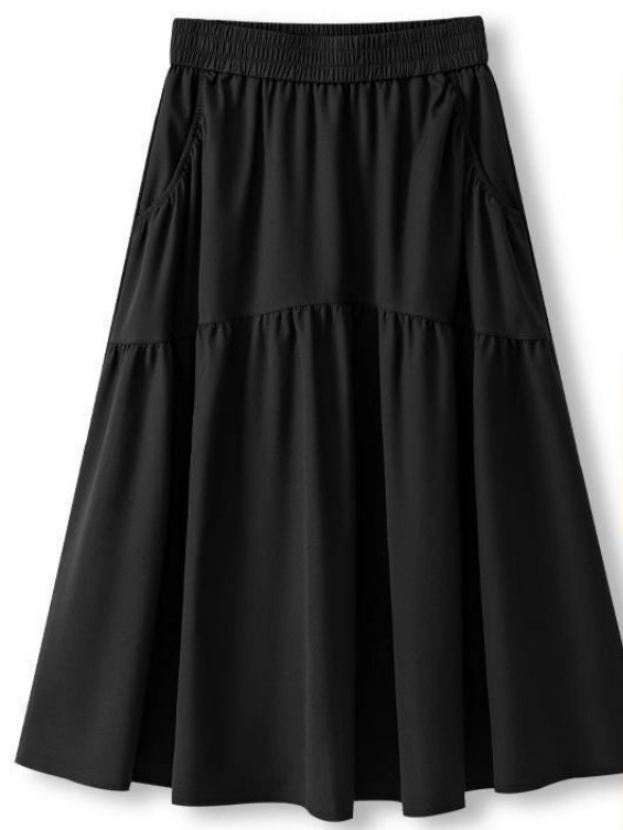 Comfortable A-Line Midi Skirt  - A-Line Skirt Midi ulasan dan harga