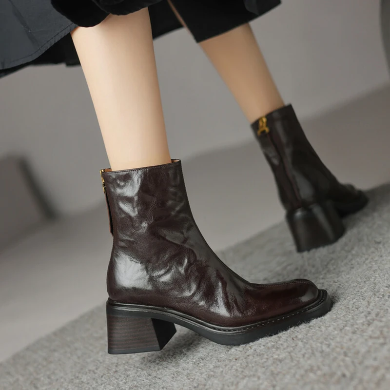 Autumn Vintage Thick Heel Wome - Women'S Fashion Socks ulasan dan harga