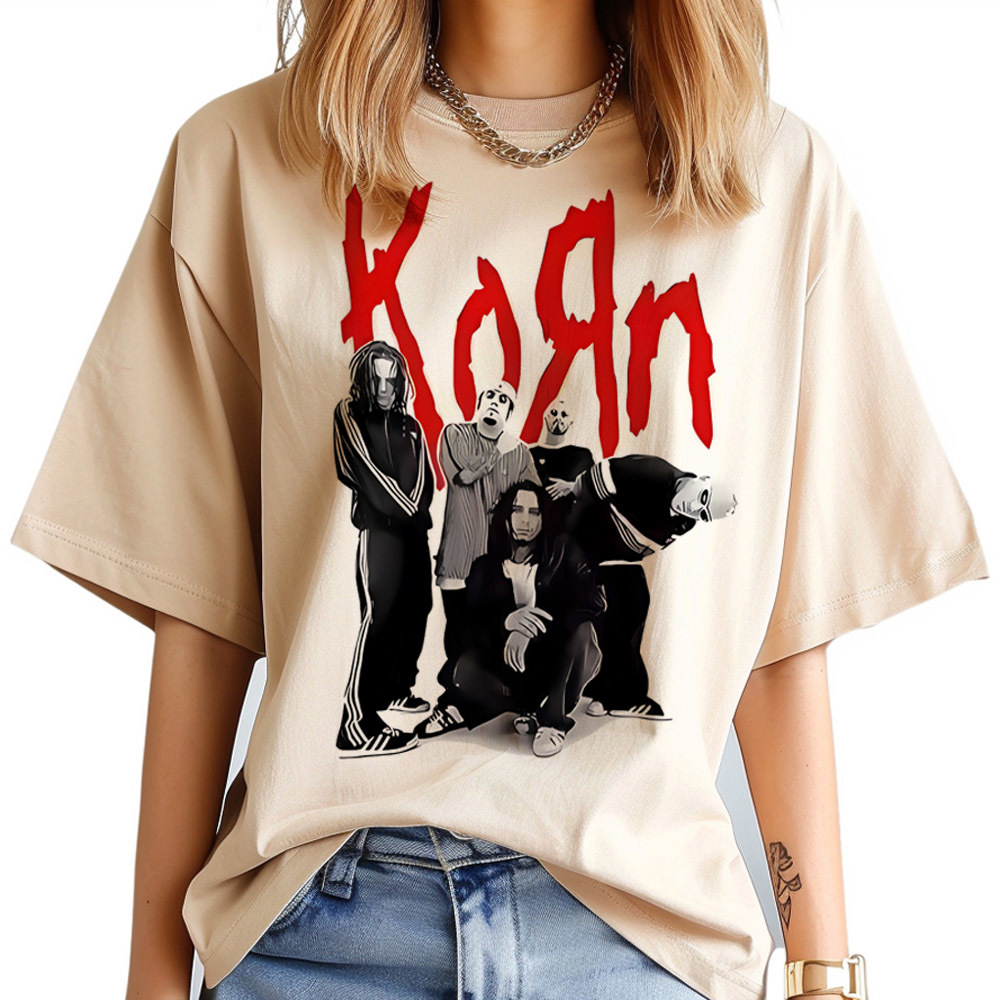 Korn t shirt women korean fash - Women Fashion 80S ulasan dan harga