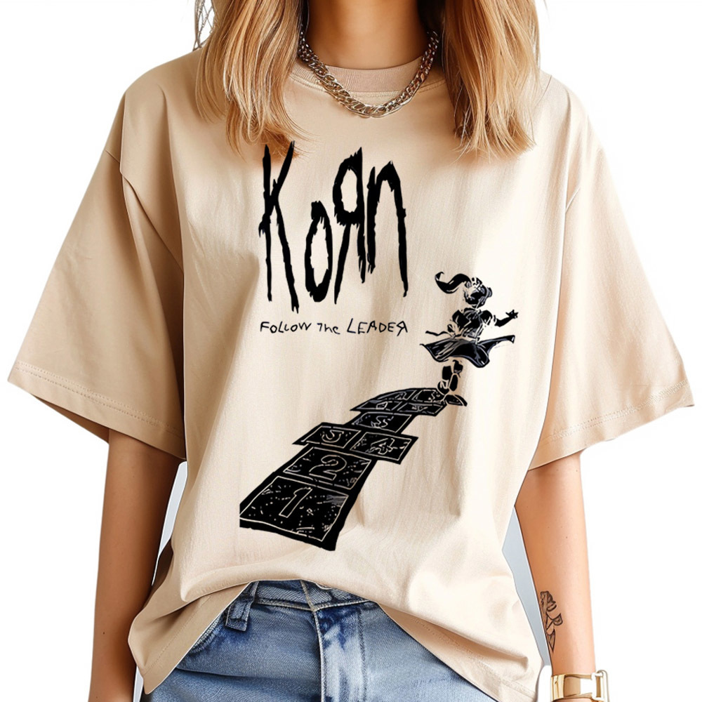 Korn t shirt women korean fash - Women Fashion 80S ulasan dan harga